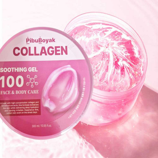 피부보약 콜라겐 수딩젤 보습 진정 수분 크림, 9개, 300ml