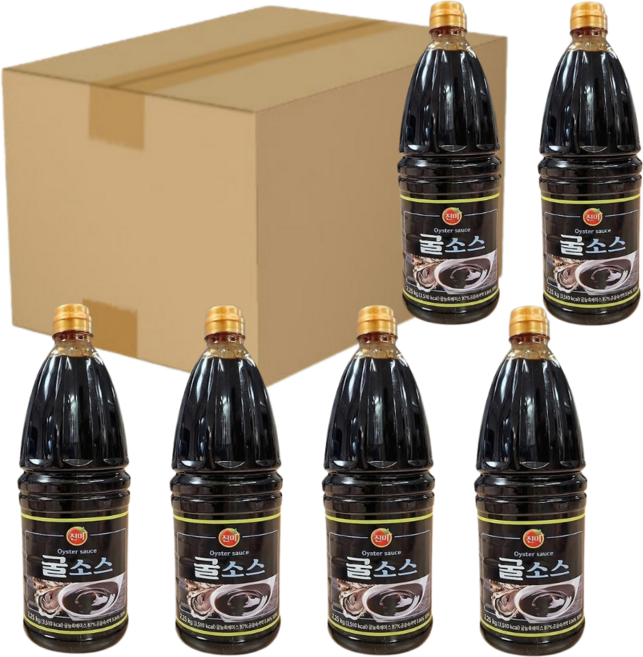 진미 굴소스 2250g 대용량 고농축 시그니처, 6개, 2.25kg