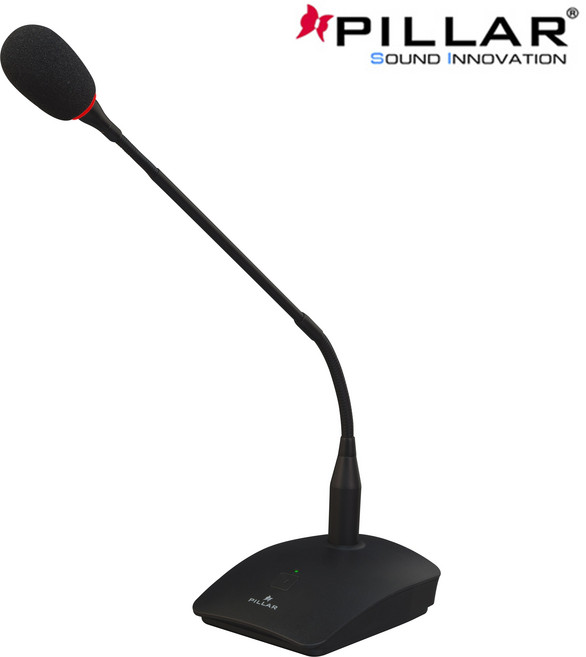 PILLAR 필라 마이크 CM-7010 USB PREMIUM 스탠드 마이크, 블랙