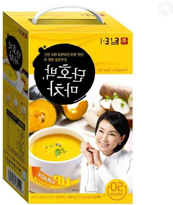 단호박 마차 50 스틱 건강 황색 식사대용 단호박 분말 따뜻한 전통차 간편차 50개 담터 마음, 17g, 50 STICKS