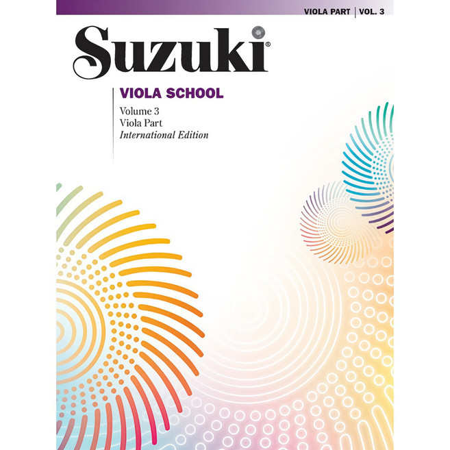鈴木 Suzuki 中提琴教本第三冊 Viola School Viola Part Vol. 3, 鈴木中提琴第3冊教本