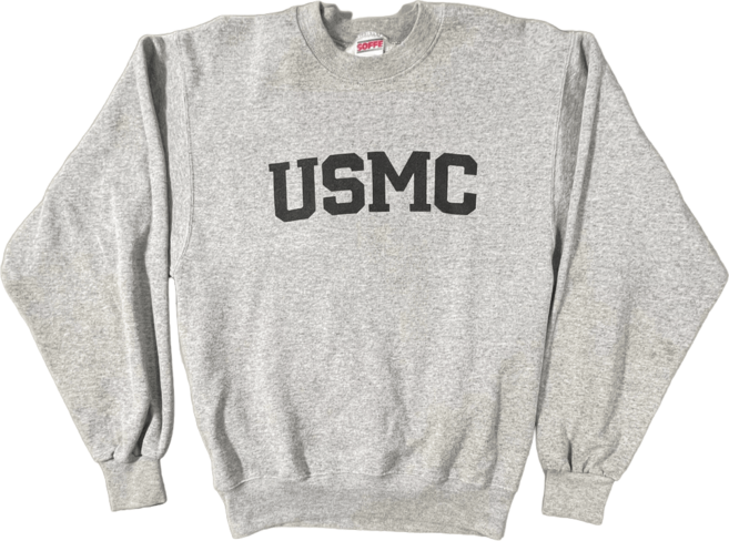 USMC 미해병대 맨투맨 스웻셔츠 크루넥 미국생산 남M S급 빈티지 UMS010