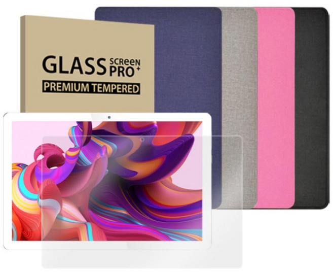 (TECLAST) (태클라스트코리아 정품) APEX U10 PRO PLUS 6GB 128GB (본품+강화패키지), 02.강화패키지블루(강화유리+케이스블루)