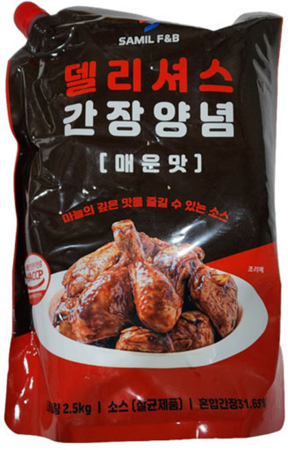 (무)델리셔스간장양념매운맛 2.5kgX4개, 1개, 2.5kg