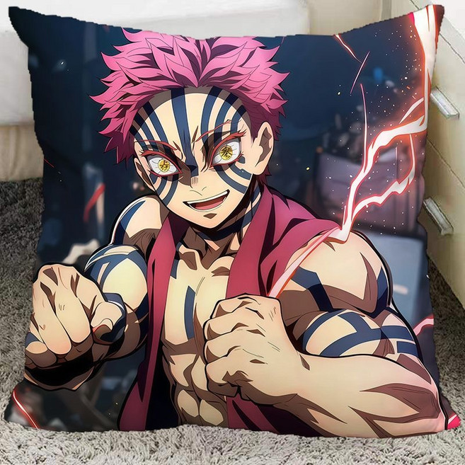 귀멸의 칼날 아카자 쿠션 35X35CM, C