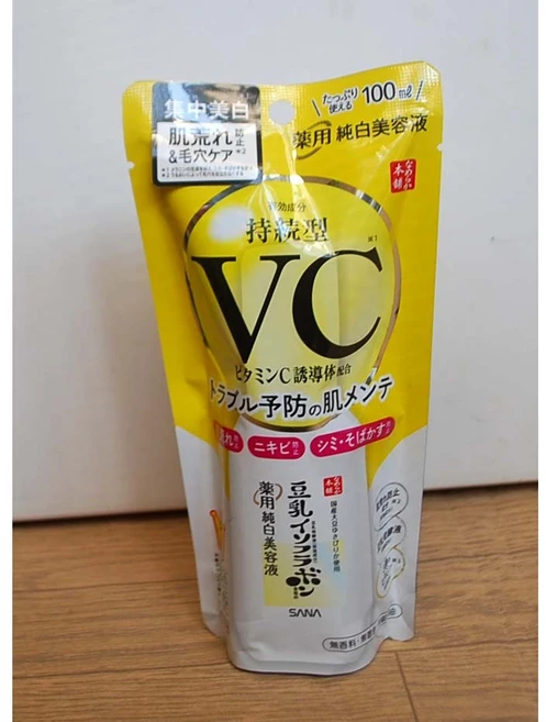 일본 나메라카혼포 사나 두유 비타민씨 미백 순백 미용 에센스, 1개, 100g - 쿠팡