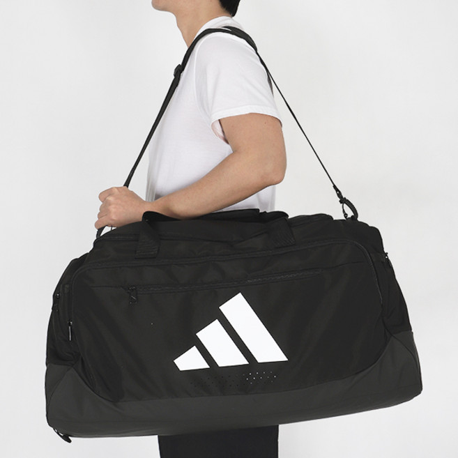 아디다스 스포츠 헬스 짐백 여행가방 트레이닝 디펜더 더플백 L, 블랙, 1개