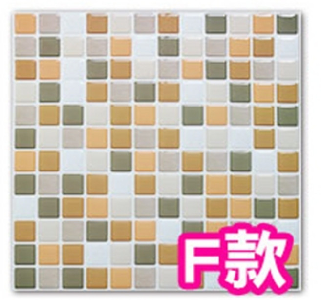 SHOWMYL 3D立體水晶馬賽克磁磚貼 防水耐髒, 1個, F款