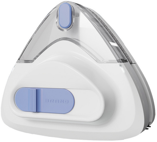 HOMZU 자석 창문닦이 (5-25mm 두께용) 초강력 양면 유리창 닦이, 화이트, 1개