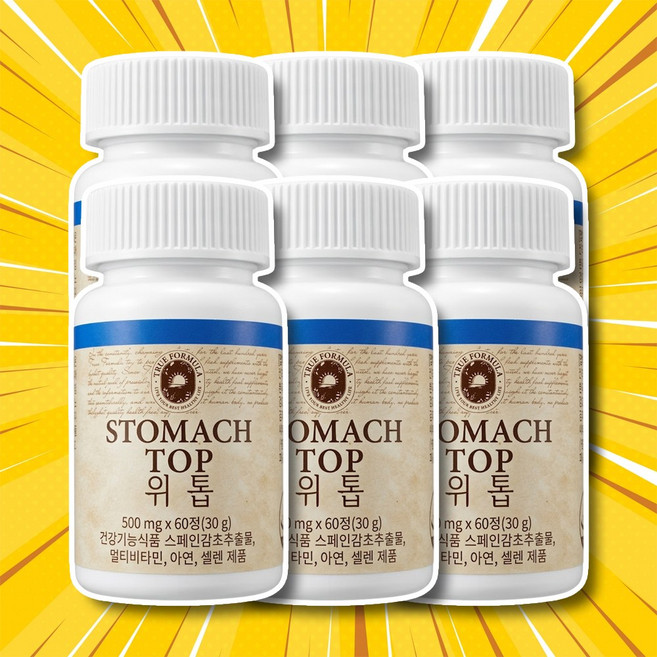 나인멜로 위톱정품 트루포뮬러위톱 위톱 투루포물러위톱 트루포뮬러, 60정, 6개