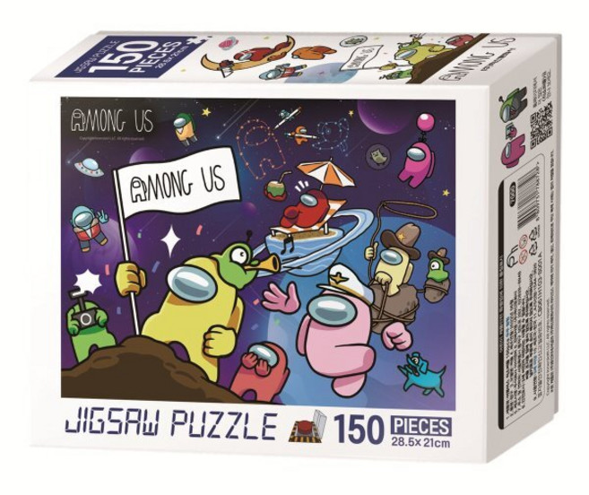 어몽어스 직소퍼즐 150pcs 2 우주 탐험, 학산문화사, 상세 설명 참조