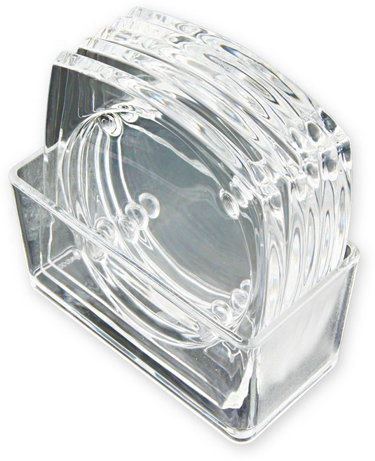 프레스코21 압화 만들기 투명 컵받침5p