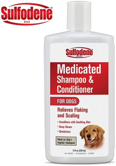 설포딘 강아지 애완용 샴푸 354ml Sulfodene Shampoo, 354g, 1개 - 쿠팡