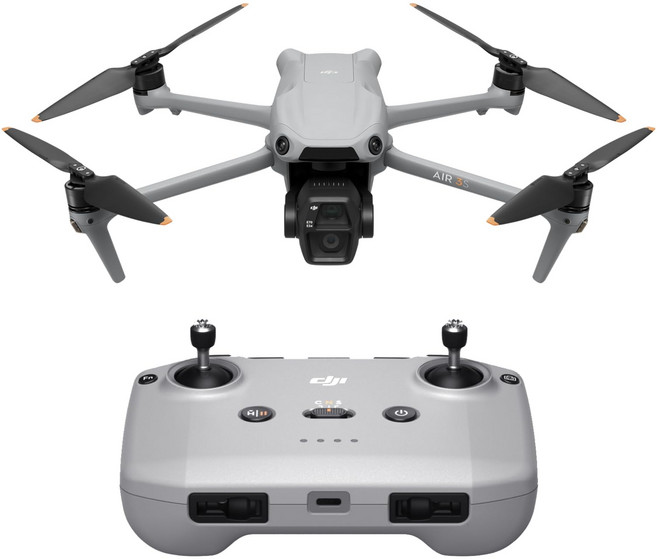 DJI Air 3S(RC-N3 4K CMOS 4K60fps HDR 14 10KM) 부속) 드론 카메라 부착 1인치 광각, Air 3S (RC-N3), [03] AIR 3S