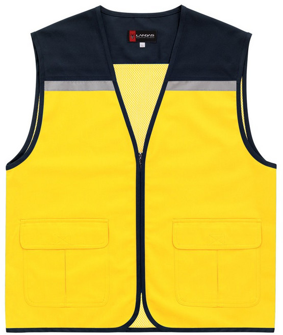 (마크인쇄가능)진행요원 스태프 행사 집회 안전 T/C 브이넥 망사조끼 LD23 (단체복가능)