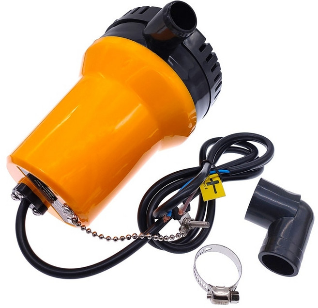 전동에어펌프 무선 캠핑 휴대용 차량용 가정용 12v 잠수정 워터 펌프 빌지 펌프 미니, 1개