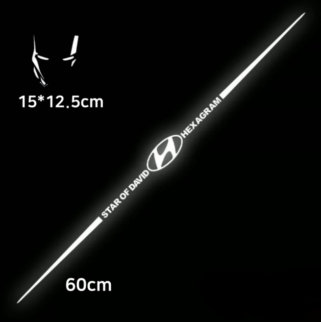 아이언맨 헬멧 차량스티커 고휘도 반사 홀로그램 그라데이션 레이저 자동차 데칼, 반사(1), 1세트