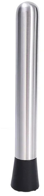 아이스 스틱 레몬 분쇄 칵테일 해머 도구 팝시클 스위즐 머들 스틸 바 페슬 스테인레스 다기능 과일, 은, 1개