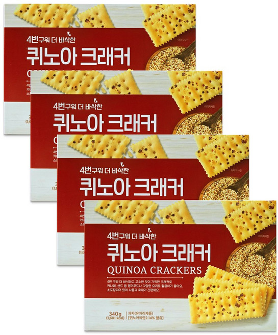 퀴노아 크래커 340g, 4개