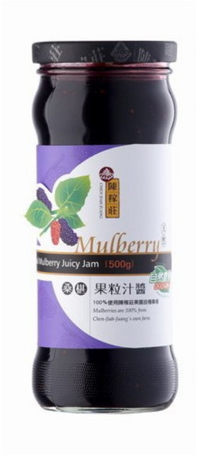 陳稼莊 桑椹果粒醬 500g, 1個