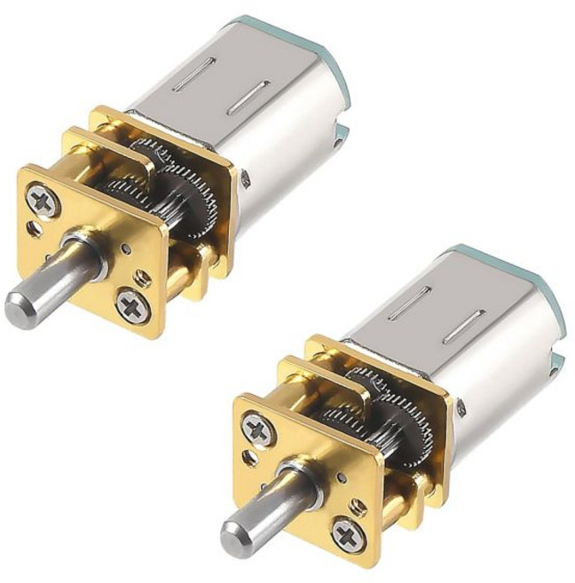 미니 모터 DIY 자작용 2PCS DC 6V 30RPM N20 고속 토크 감속 3mm 샤프트 금속 기어 휠 RC 자동차용 기어박스 마이크로 로봇 모델 엔진 장난감
