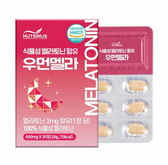 맬라토닌 식물성 멜라토닉 먹는 천연 멜라토닌 2mg 뉴트리너스, 맬라토닌 식물성 멜라토닉 먹는 천연 멜라토닌 2mg 뉴, 1, 18g
