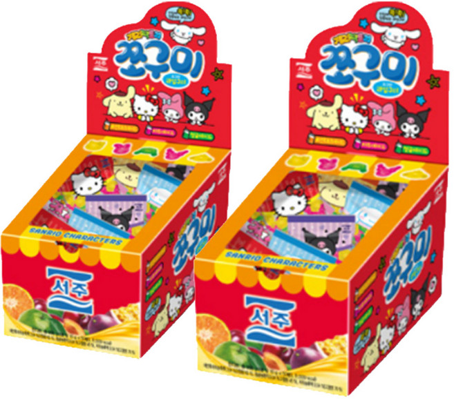 서주 산리오 젤리팩토리 쪼구미, 10g, 100개