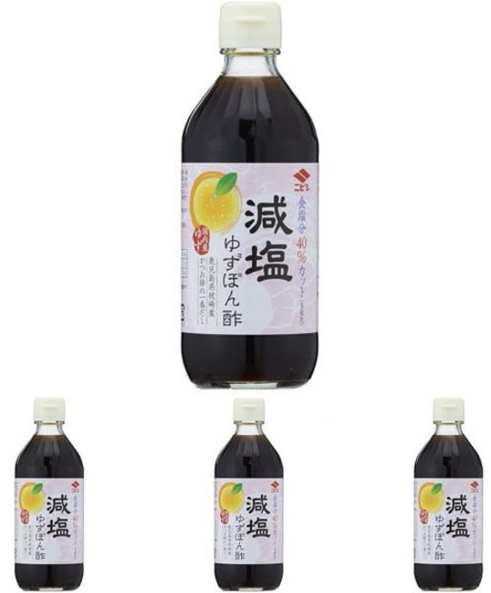 일식 간장 니비시 저염 유자 폰즈, 360밀리리터 (x 4), 360ml