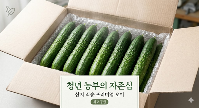 [ 농수산물 보호구역 ] 2026 싱싱한 가시오이 특품, 1박스, 5kg 특품