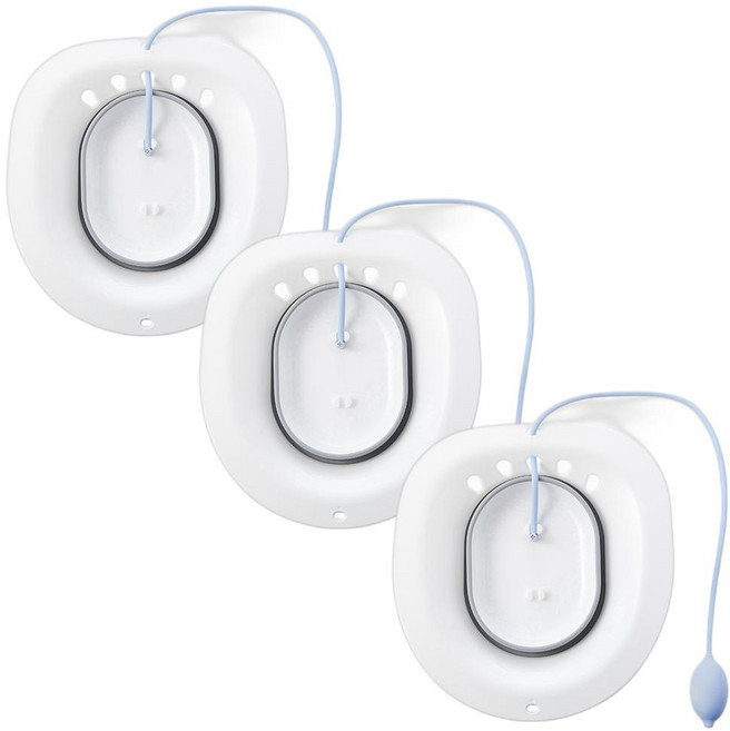 셀링랩 접이식 좌욕대야 좌욕기 버블형, 3개