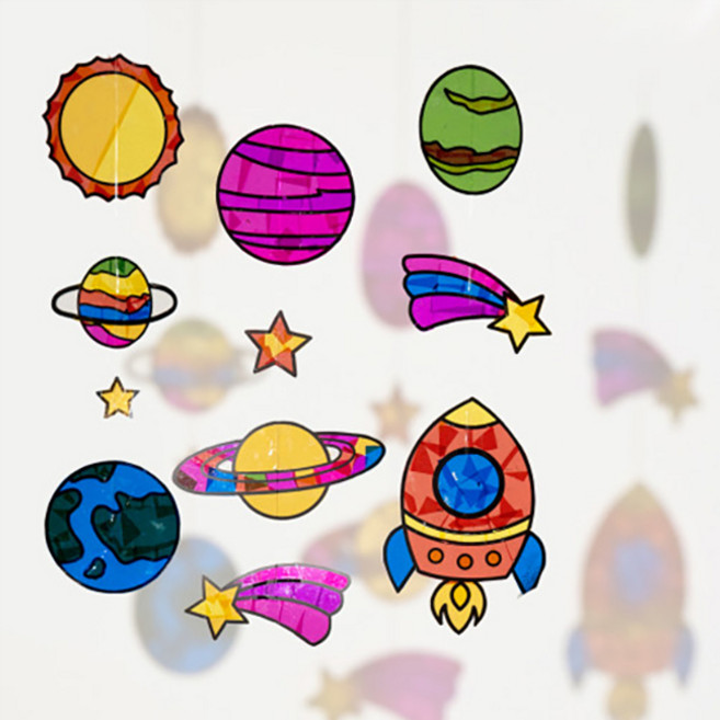 썬캐쳐 오너먼트 셀로판지놀이 6종, 봄