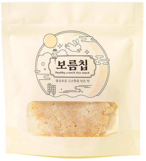 꼬소당 보름칩 국내산 백미 바삭한 누룽지칩, 100g, 1개