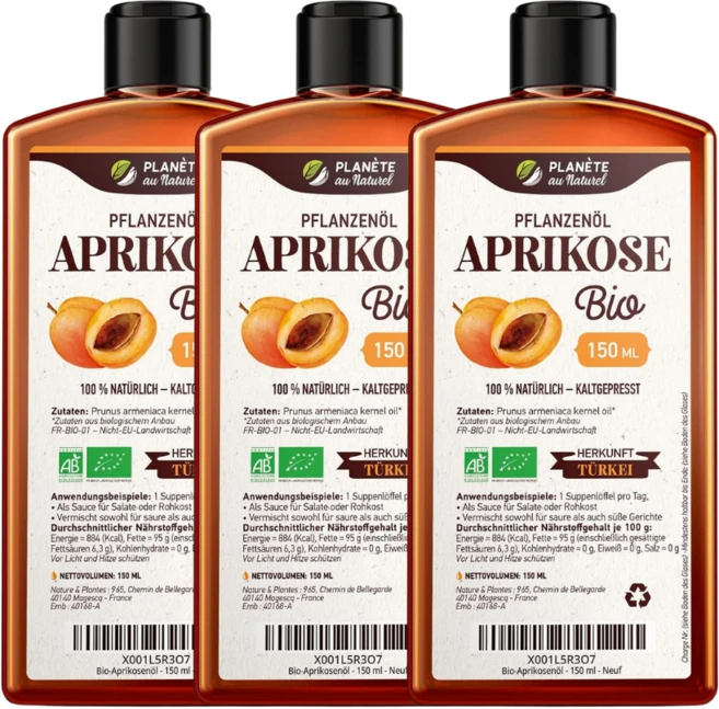 독일 살구씨 오일 살구씨 기름 식용 150ml 3개 - 쿠팡