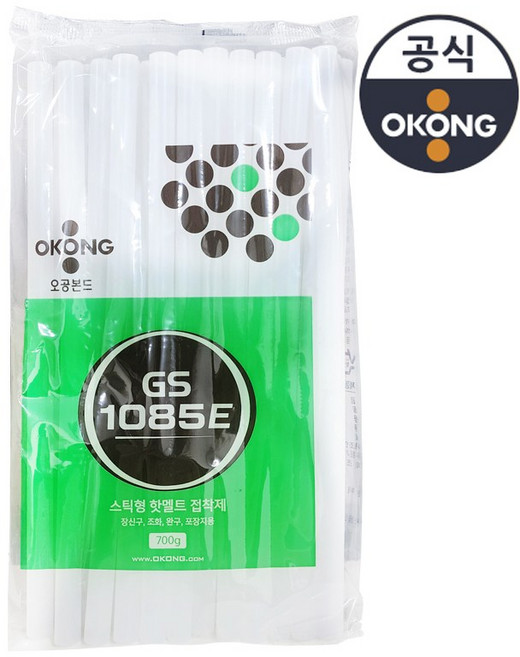 오공 핫멜트 글루건심 실리콘 GS1085E 700g 11.3mm, 1개