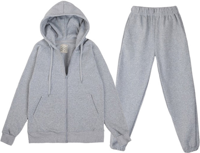 가우리 남녀공용 (기모)DLF 기모 후드 집업 세트 트레이닝복 남성 여성 겨울 빅사이즈
