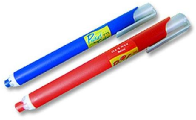 수입색연필 유미상사 6.8 포켓컬러 색연필 적색 파랑색 낱개, 파랑6.8mm