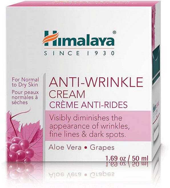 Himalaya Cream For Men/Women With Aloevera & Grapes | For Fine Lines & Age, 50g, 4개