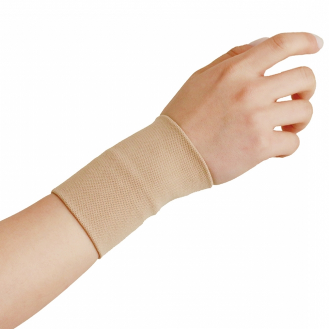하이메디 얇은 탄력밴드 손목보호대 베이지 GF0039 손목아대 손목고정대 의료용손목보호대, 1개, S : 136개