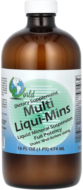 World Multi Liqui-Mins 16 fl oz (474 ml), World , Multi Liqui-Mins, 16 f, 1개 - 쿠팡