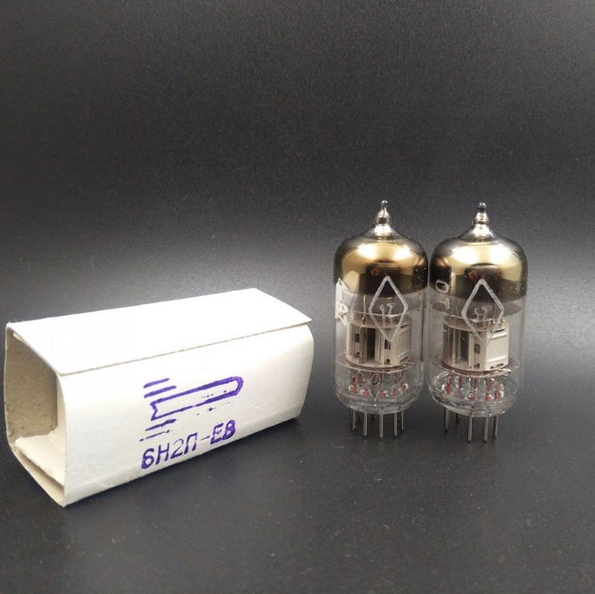 ECF802 EF95 M8100 멀라드 5654 진공관, 6H2N-EB 스크린 오리지널 박스, 기본 색상