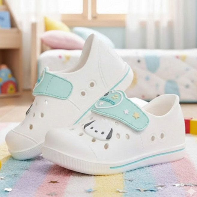 포차코 아동 실내화 유치원 어린이집 슈즈 초등 저학년 가벼운 EVA 슬리퍼