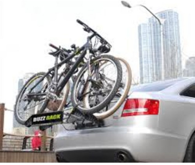 BUZZ RACK 차량용 자전거캐리어 2대용 자전거캐리어 흔들림없는 바퀴고정식/편리한 트렁크형/안전한 자전거캐리어/자전거생활 필수품, 1개