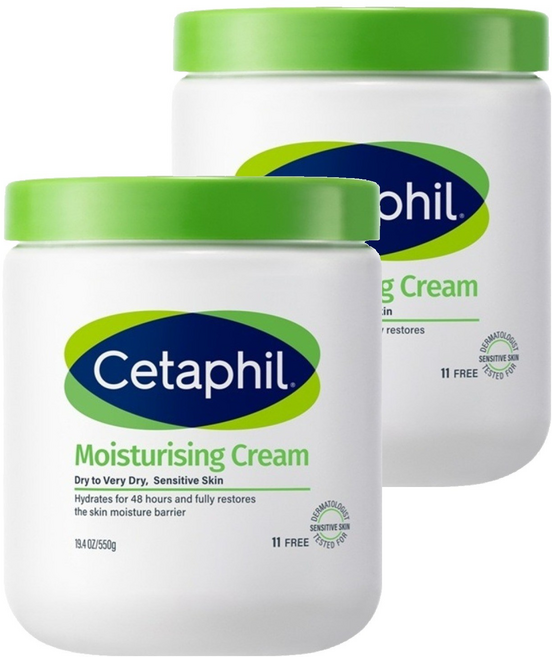 Twinpack High-capacity for body cream, 550g, 3개