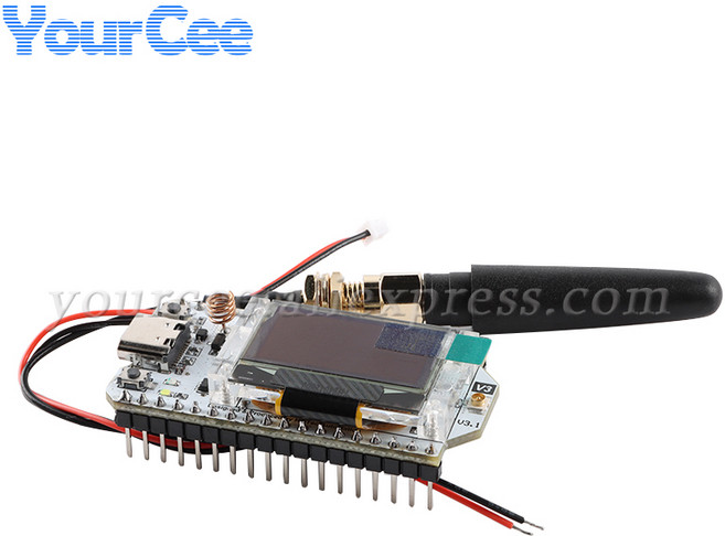 ESP32 SX1262 LoRa WIFI 키트 32 모듈 433-510MHz 868MHz/915MHz Arduino 용 0.96 인치 파란색 OLED 디스플레이 인터넷 개발 보드, 433-510MHz LoRa32