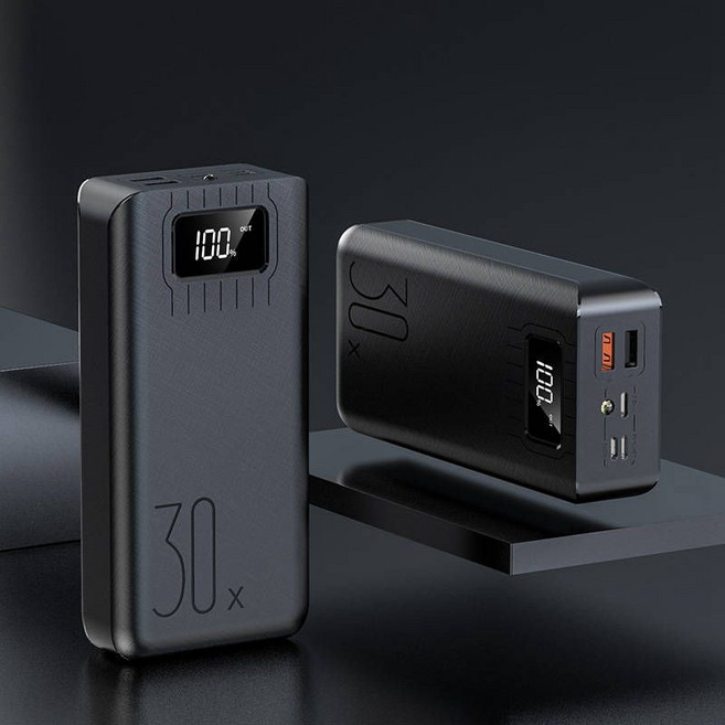 초대용량 보조배터리 캠핑 급속충전 스마트폰 핸드폰 휴대폰 노트북 랩탑, G. 미스테리어스 블랙 100M, A. 100000mAh