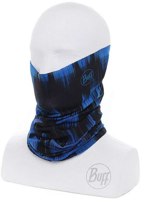 [버프] 오리지날 에코스트레치 스포츠 넥웨어 자외선차단 스포츠 마스크 (오토바이 등산 러닝 골프 라이딩 스키), 1개, R-PULSE CAPE BLUE