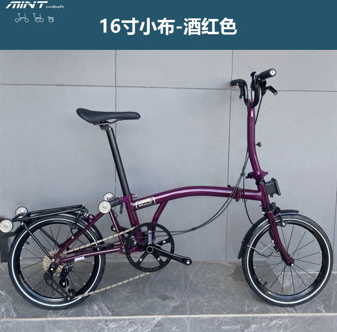 제품 자전거 접이식사이클 접이식자전거 휴대용 접이식 도시형 16인치 도시자전거 6단, 9. 16인치 BOB6 와인 레드