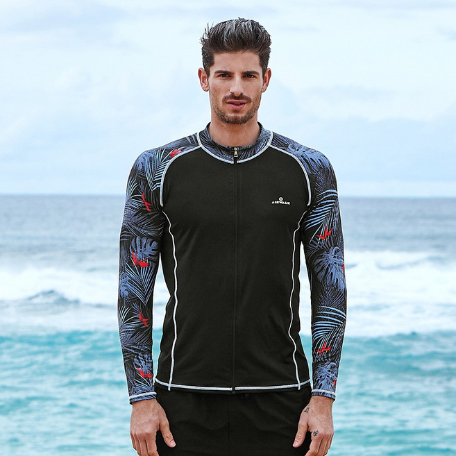 에어워크서프 남성래쉬가드 집업 YAWe5049