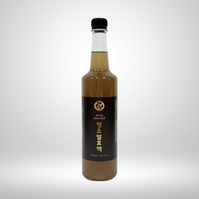 8년 숙성 행초발효액 은행식초, 1개, 750ml