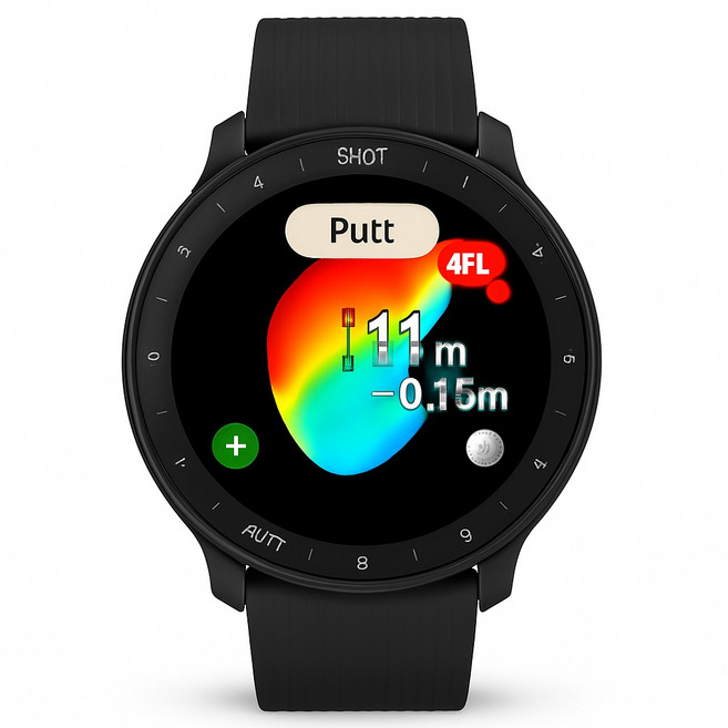 보이스캐디 시계형 골프 거리측정기 T-ULTRA GPS 골프워치 비거리측정, black